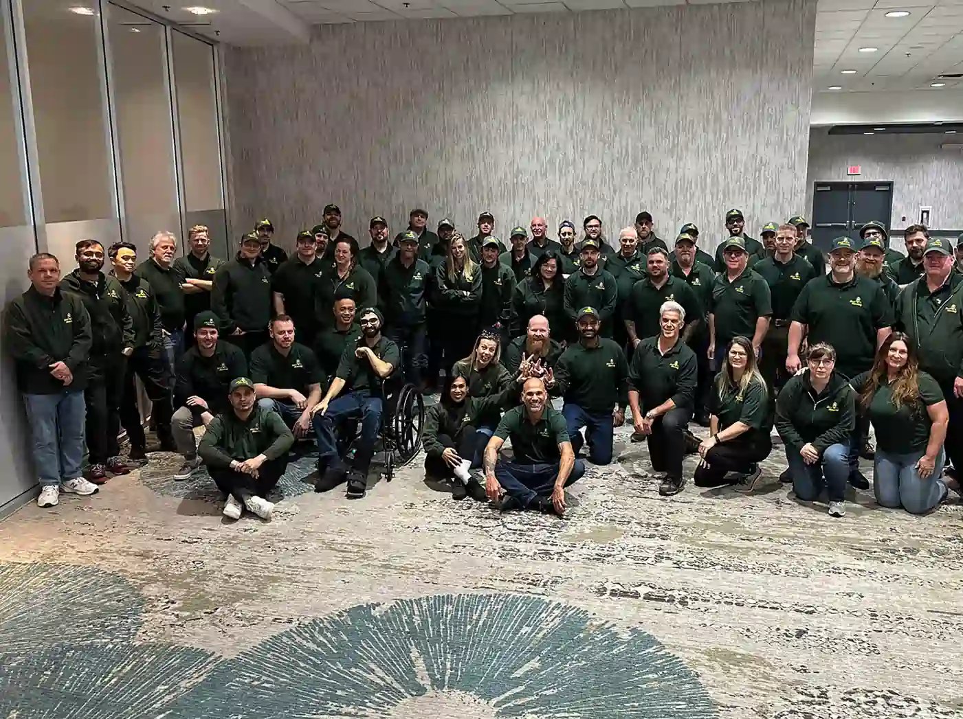 Jim's Mowing team